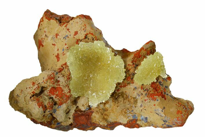 Yellow-Green Austinite Crystal Formation - Durango, Mexico #154715